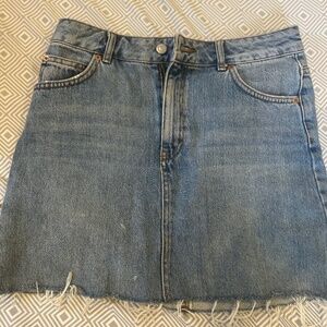 Y2K Topshop denim skirt size‎ 6